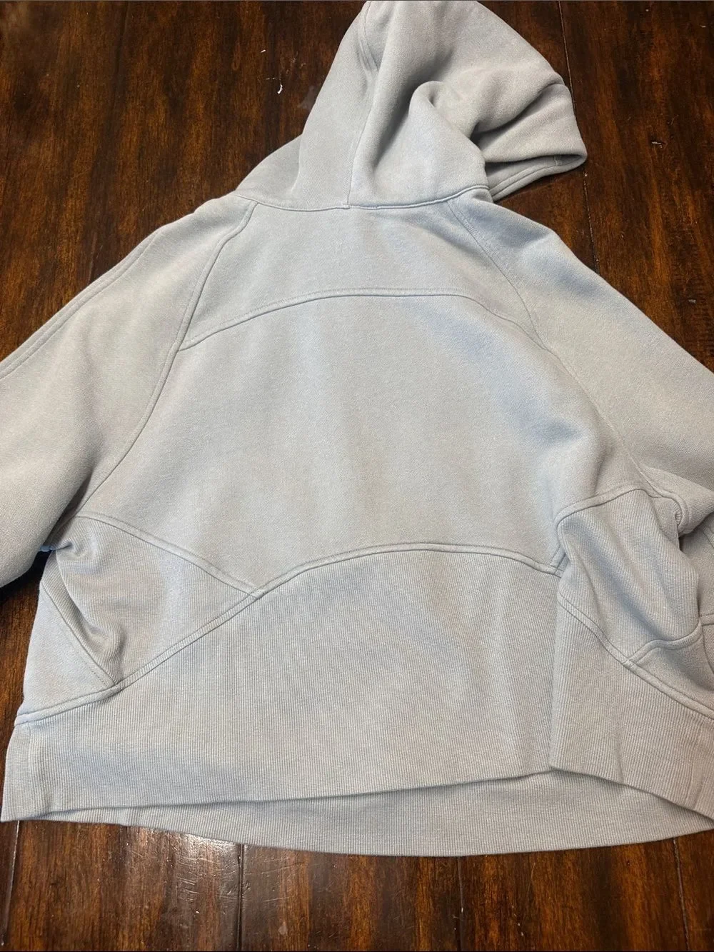 EUC - Scuba Hoodie 1/2 Zip Cropped Size M/L